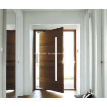 Modern Residential Frame Wooden Pivot Door